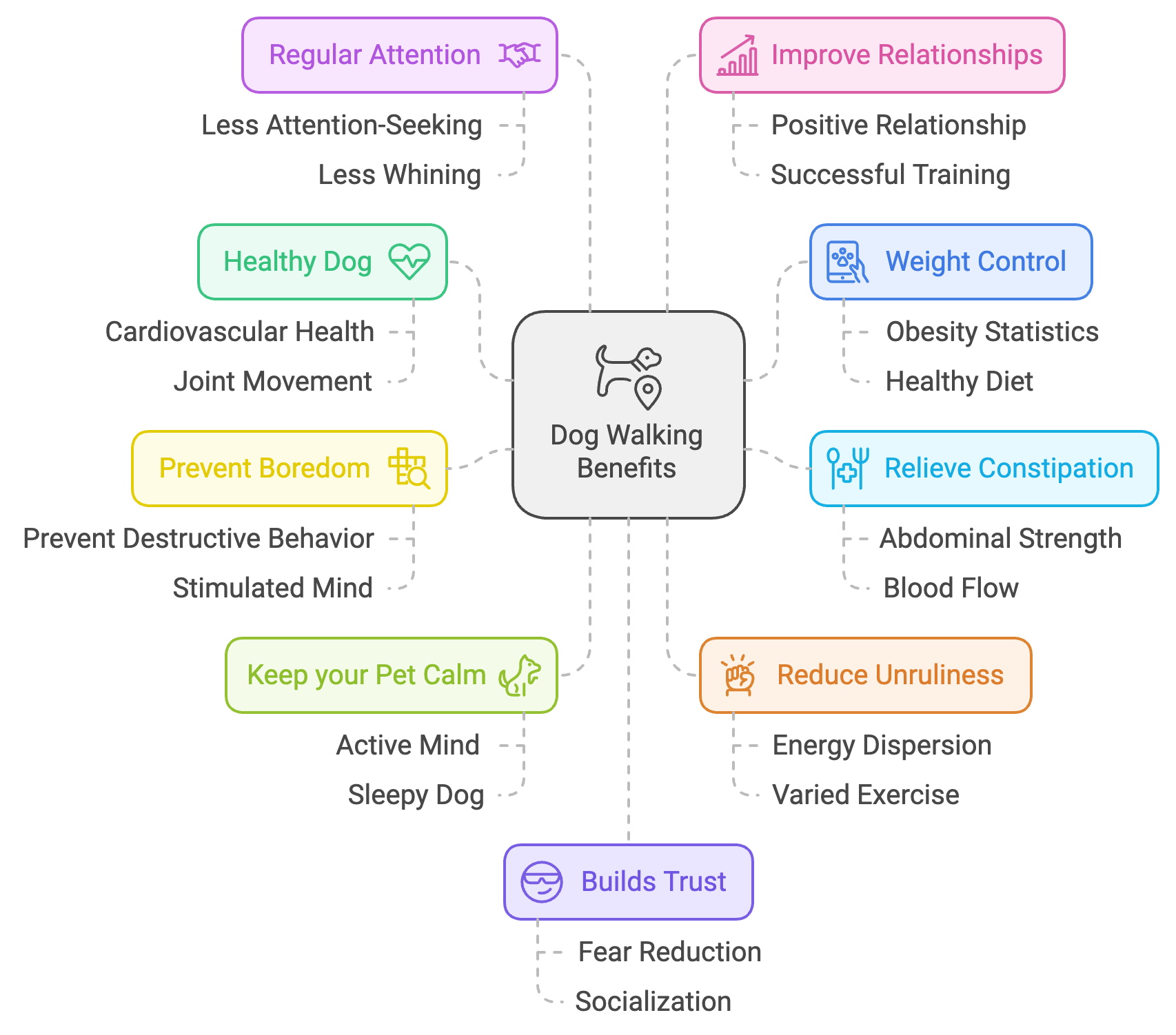 Benefits of Dog Walking Infographic